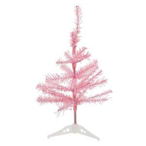 Mini Artificial Pink Valentine's Day Easter Table Top Tree 11x11x18-in.
